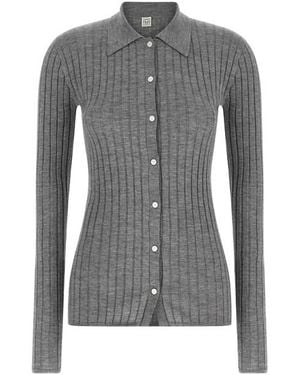 TOTEME Camicia A Costine - Grigio