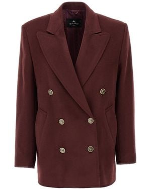 Etro 'Zweireiher-Blazer' - Lila