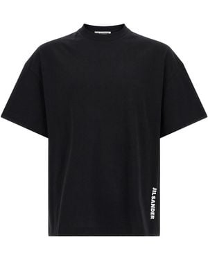 Jil Sander Logo T-shirt - Black