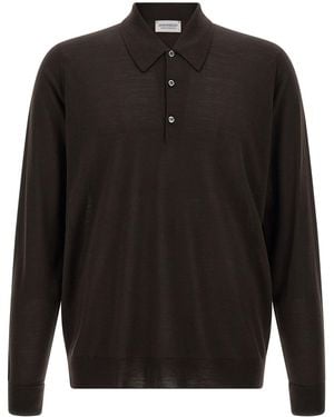 John Smedley 'Dorset' Polo Shirt - Black