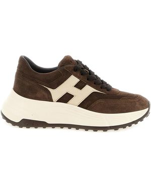 Hogan ' Hi-fi' Trainers - Brown