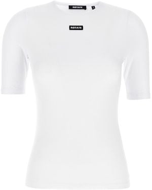 ROTATE BIRGER CHRISTENSEN 'short Sleeve' T-shirt - White