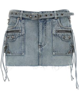 Balenciaga 'Cagole Mini' Skirt - Blue