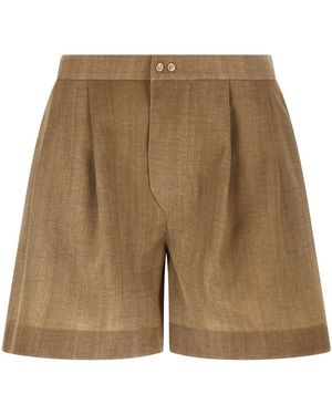 Ermanno Scervino Marocain Shorts - Natural