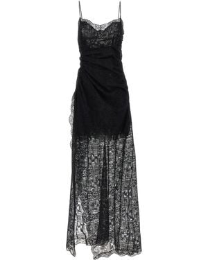 Ermanno Scervino Maiolica Lace Gown - Black