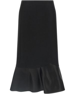Fendi Grain De Poudre Skirt - Black