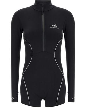 Balenciaga 'techwear' Bodysuit - Black