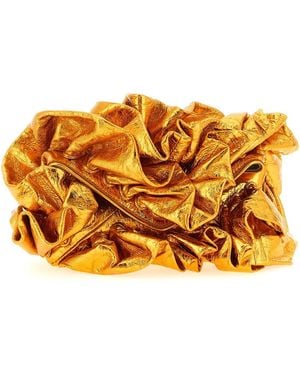 Dries Van Noten 'ruffle' Clutch - Orange