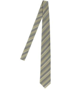 Brunello Cucinelli Operated Stripe Tie - Natural