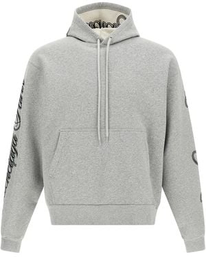 Balenciaga 'cursive' Hoodie - Grey
