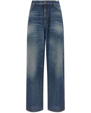 Golden Goose 'melody Boyfriend' Trousers - Blue