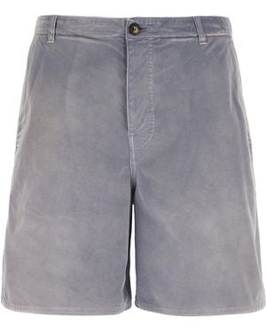 Prada Gabardine Bermuda Shorts - Grey