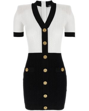 Balmain Knitted Dress - Black