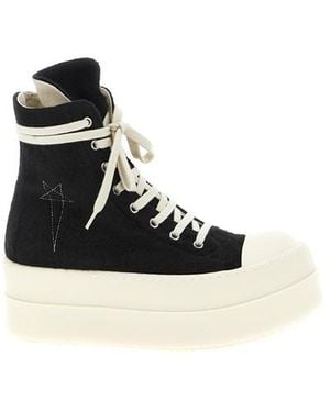 Rick Owens 'double Bumper Sneaks' Sneakers - Black