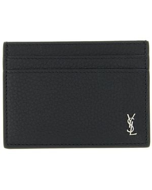 Saint Laurent 'monogramme' Card Holder - Black