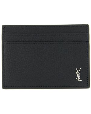 Saint Laurent 'monogramme' Card Holder - Black