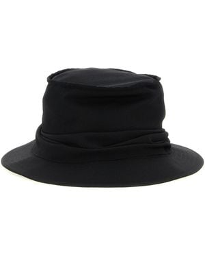 Yohji Yamamoto 'drape' Hat - Black
