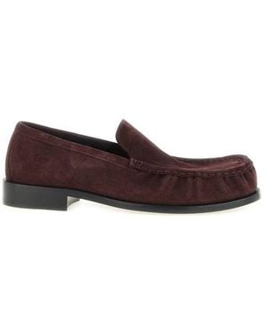 Dries Van Noten Mocassino Suede - Marrone