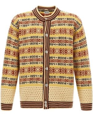 Bode 'marzipan' Cardigan - Metallic