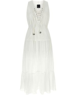 Pinko Cotton Long Dress - White