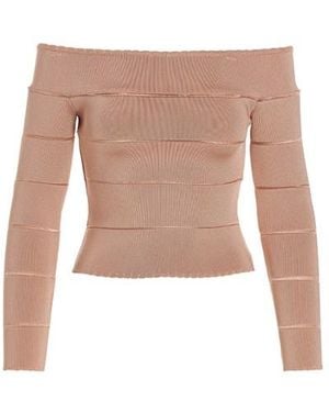 Alexandre Vauthier Top off-shoulder - Bianco