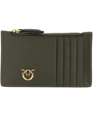 Pinko 'airone' Card Holder - Grey