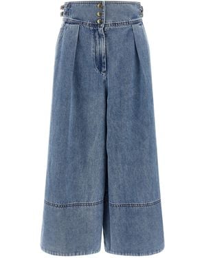 Zimmermann 'Denim Culotte' Jeans - Blue