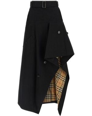 Burberry Gonna Trench - Nero
