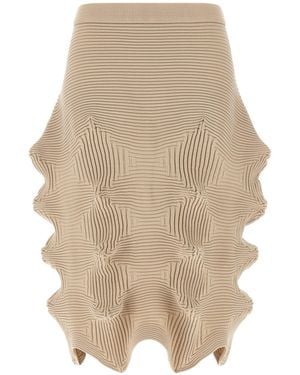 Issey Miyake 'lnkage' Skirt - Natural