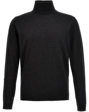 Roberto Collina Pullover 'Dolcevita' - Schwarz