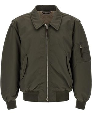Tom Ford 'flight' Bomber Jacket - Green