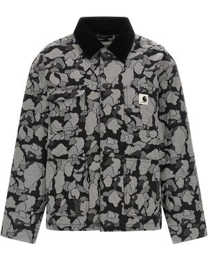 Carhartt 'tapestry Chore Coat' Jacket - Black