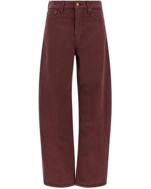 B Sides Jeans 'Leroy Mid Relaxed Bow' - Rosso