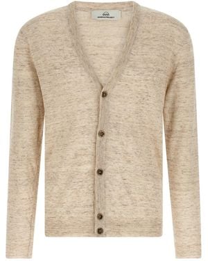 Rivvia Projects Cardigan Aus Leinen Und Seide - Natur