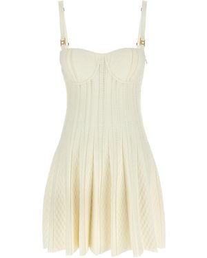 Elisabetta Franchi Knitted Dress - Natural