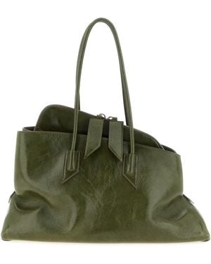 The Attico 'la Passeggiata Medium' Shoulder Bag - Green