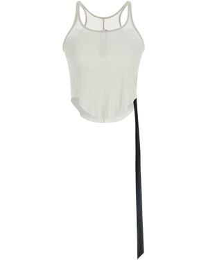 Rick Owens Cotton Tank Tops - White