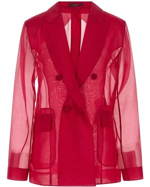 Max Mara 'mxeslogan' Blazer - Red
