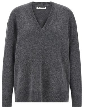 Jil Sander Maglione Cashmere - Grigio