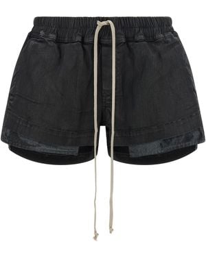 Rick Owens 'fog Boxers' Shorts - Black
