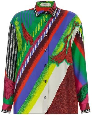 Versace Camicia 'Formula 6' - Multicolore