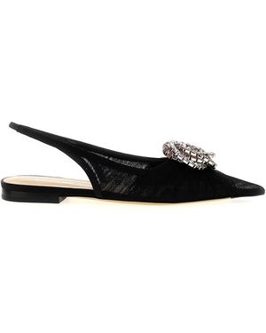 Mach & Mach 'galaxy' Slingback - Black