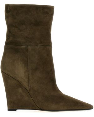 ALEVI 'bay' Ankle Boots - Green