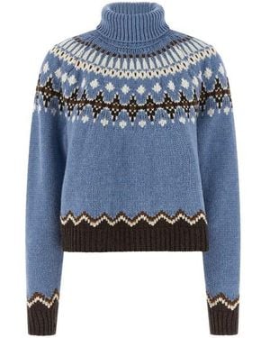 Alanui Dolcevita 'Sweet Winter' - Blu