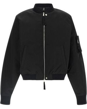 Thom Krom Zipped Bomber Jacket - Black