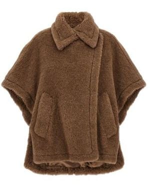 【関税＆送料込み】Max Mara Studio Hilde Cape Beige Hilde Cloak by Max Mara on Sale