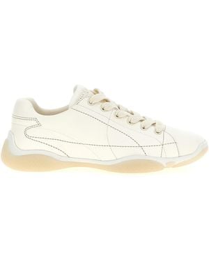 Prada Sneakers Aus Nappa - Weiß