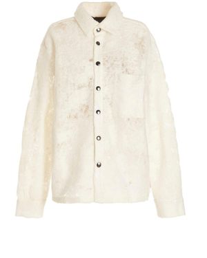 VITELLI 'doomboh Patch Worker' Shirt - Natural