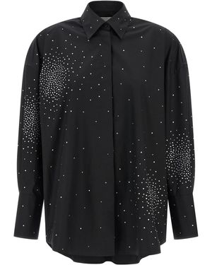 GIUSEPPE DI MORABITO Rhinestone Shirt - Black