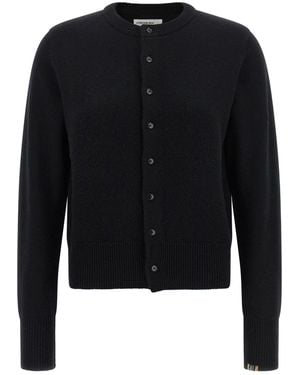 Extreme Cashmere Cardigan "N°435 Little Lamb" - Schwarz